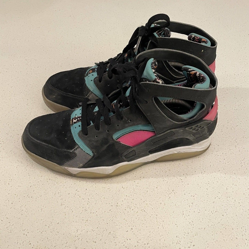 Nike Air Flight Huarache South Beach Black Retro Pink Pow (705005-003) Size 11.5